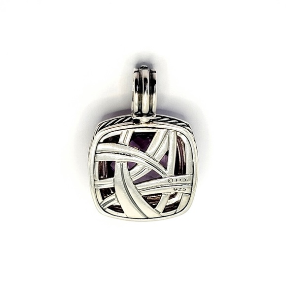 David Yurman Albion 17mm Lavender 
Diamond Moonlight Ice Pendant Enhancer - Picture 6 of 7